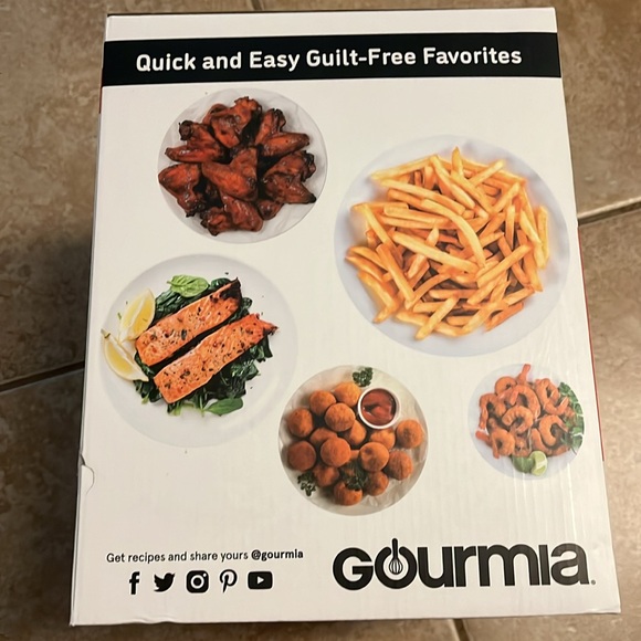 NWT gourmia unused 2qt airfryer! - Picture 5 of 6